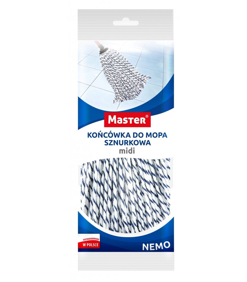 Фото - Інвентар для прибирання Master Wkład do mopa sznurkowy 200G  NEMO MIDI /S-085/ 