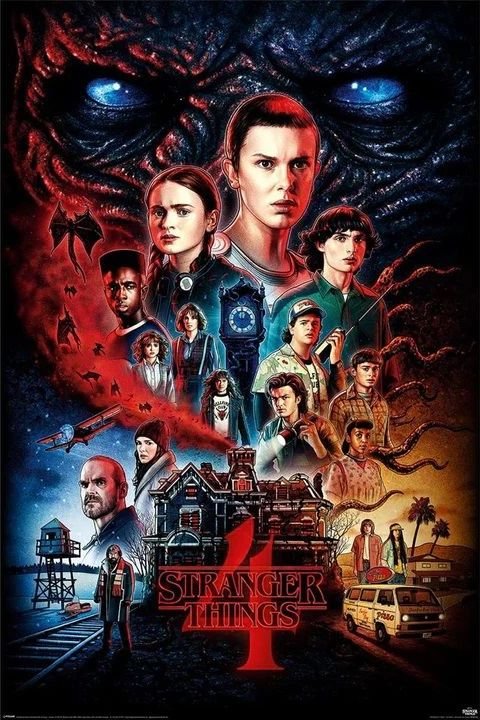 Stranger Things 4 Vecna Plakat 61X91Cm