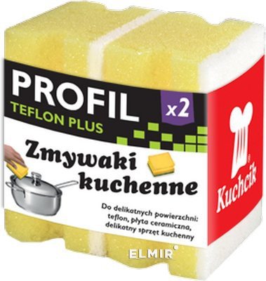 Kuchcik Gąbka Do Naczyń Profil 2 Sztuki
