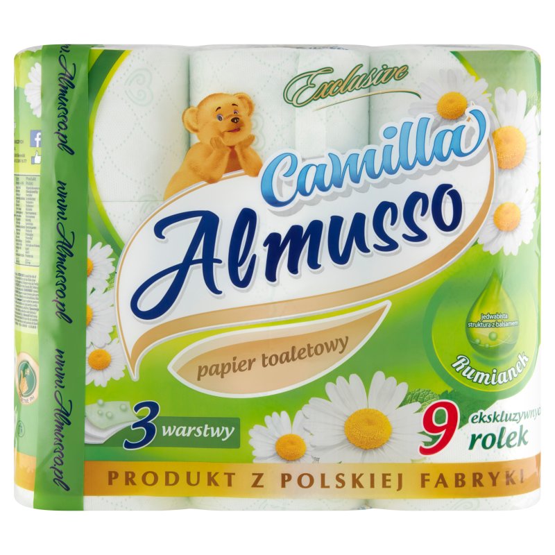 Almusso Papier toaletowy Camilla 3 wars. 9 rolek