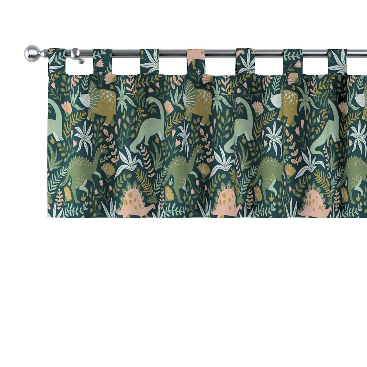 Lambrekin Na Szelkach, Dinozaury Na Zielonym Tle, 130 × 40 Cm, Magic Collection