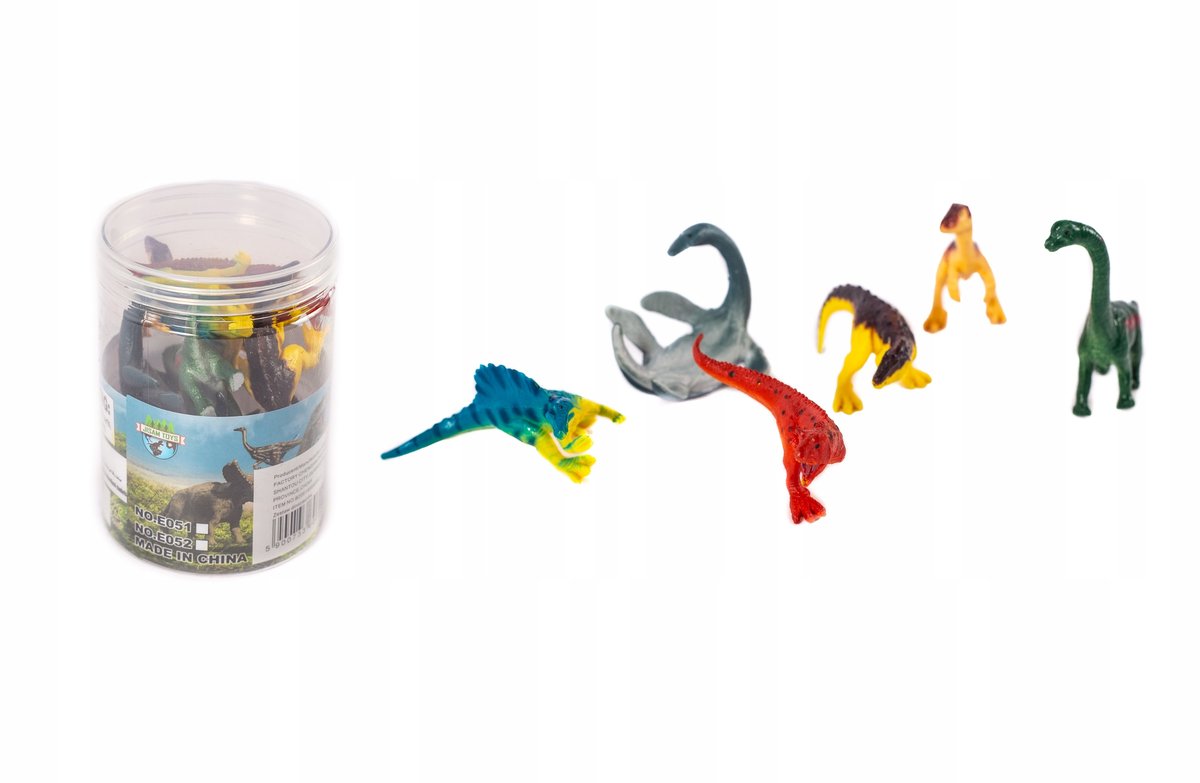 DINOZAURY FIGURKI ZWIERZĄT ZESTAW 6szt