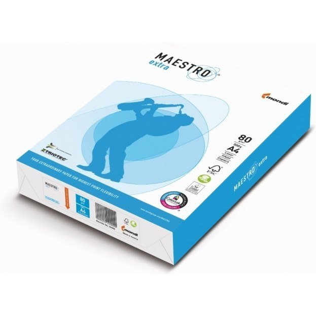Maestro INNY A4 Extra 80 G 500 Ark Papier Ksero 126L685