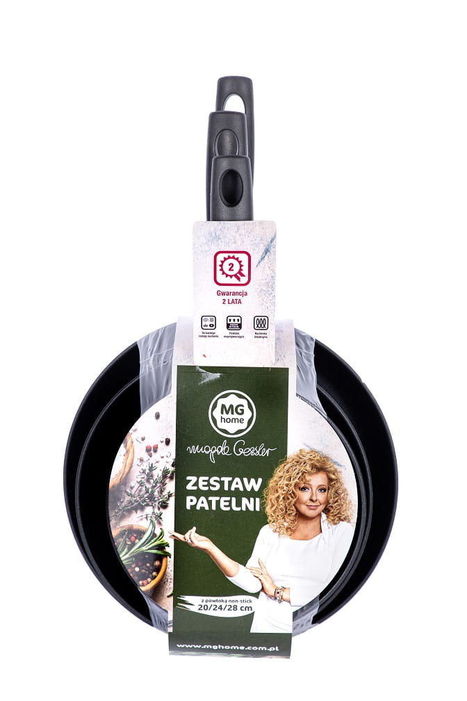 Zestaw Patelni Mg Home Non-Stick 20/24/28