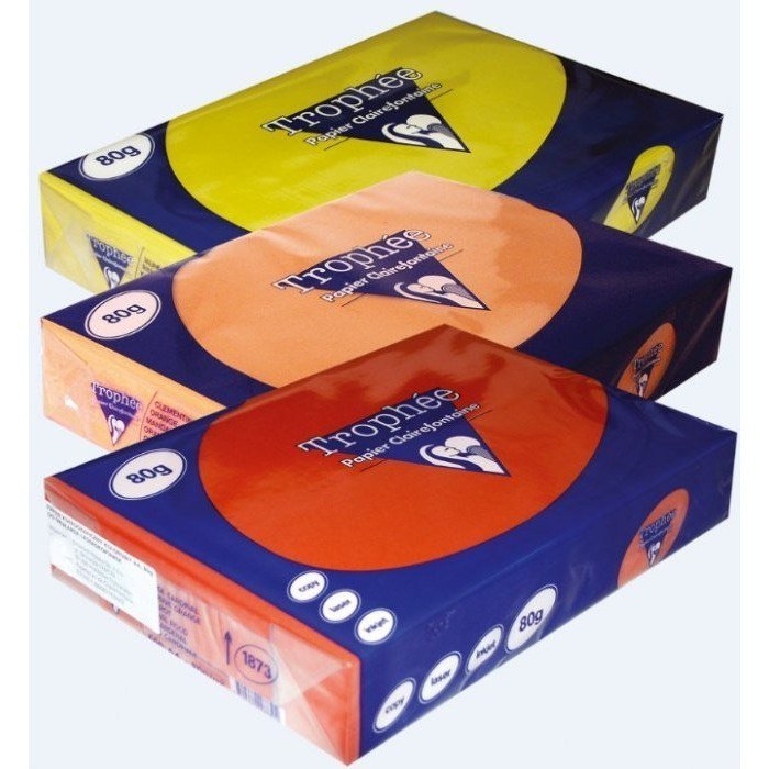 Zdjęcia - Papier Clairefontaine  ksero A4 80g TROPHEE XCA41975 zieleń 