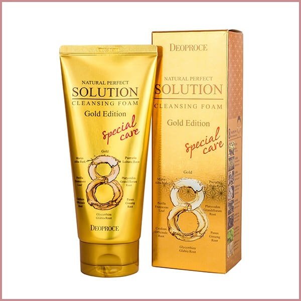 Deoproce, Pianka oczyszczająca do twarzy Gold Edition, 170 ml