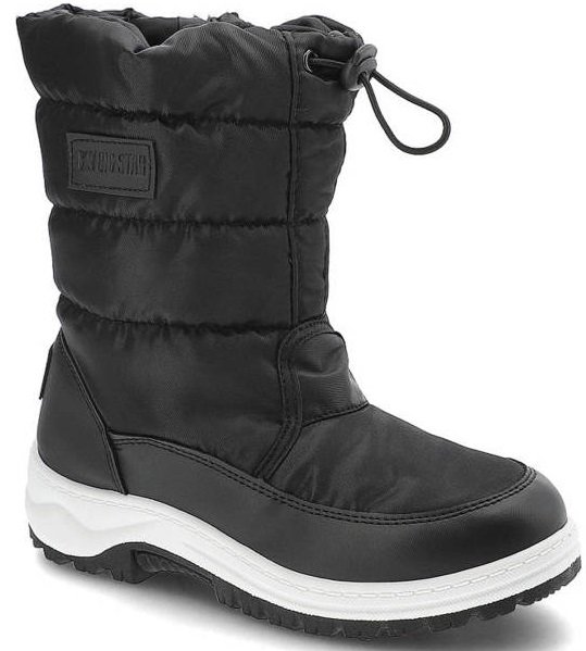 Big Star Kids Snow Boots KK374235, dla dziewczynki, śniegowce, Czarne