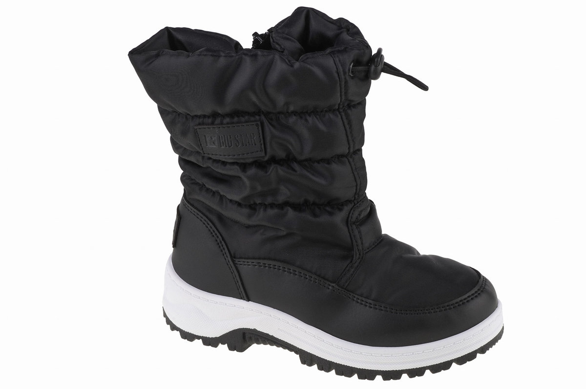 Big Star Kids Snow Boots KK374235, dla dziewczynki, śniegowce, Czarne