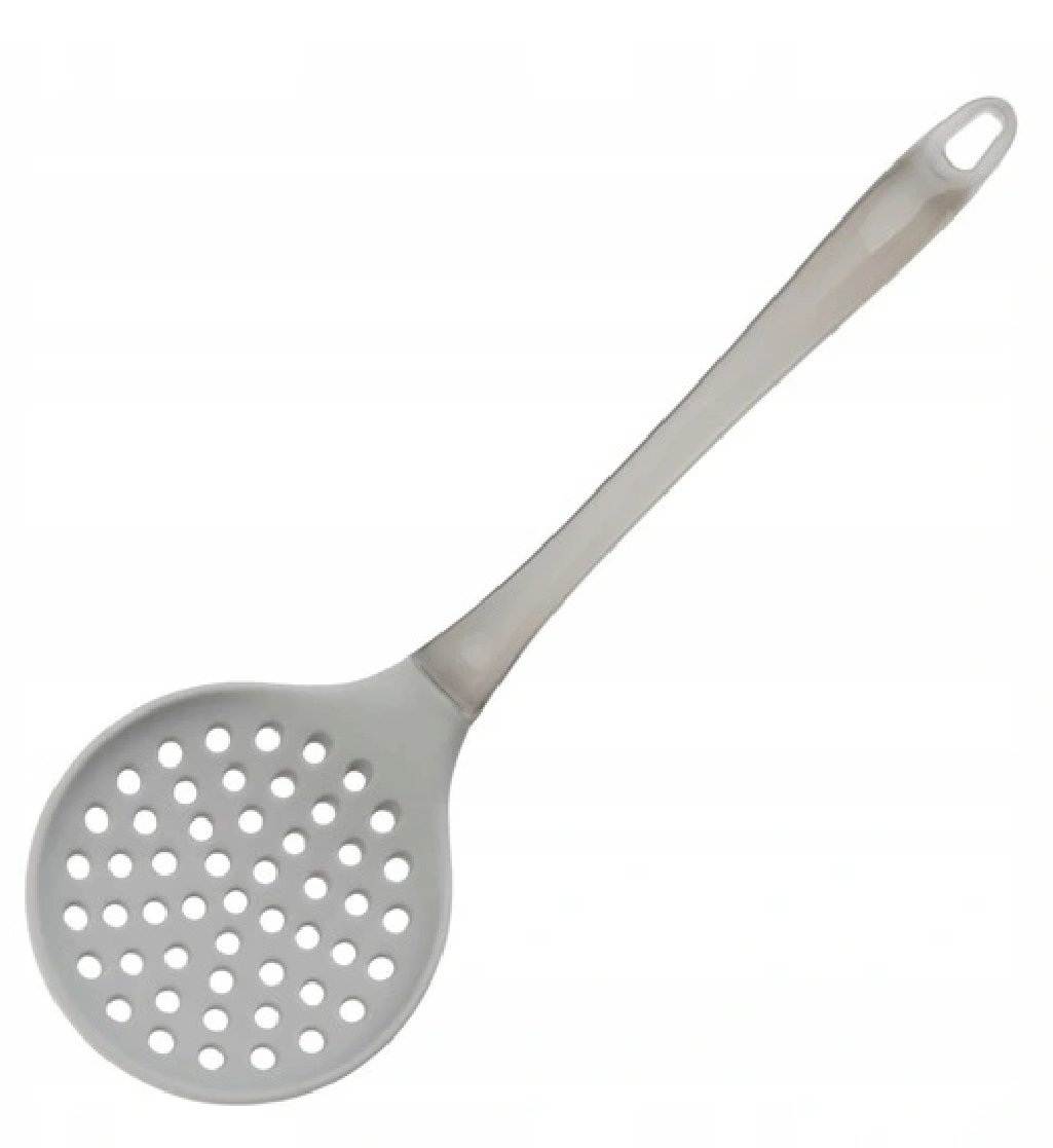 Koko Home - Łyżka Cedzakowa - Silikonowa - Green & Grey