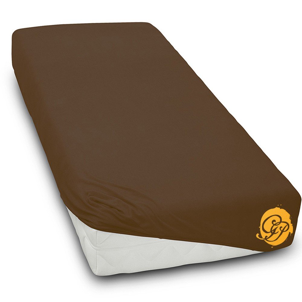 Prześcieradło Frotte 140X200Cm Czekolada