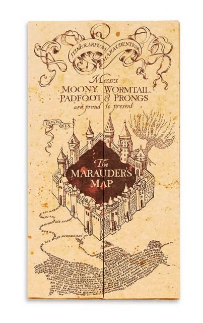 Harry Potter Mapa Huncwotów - Mapa