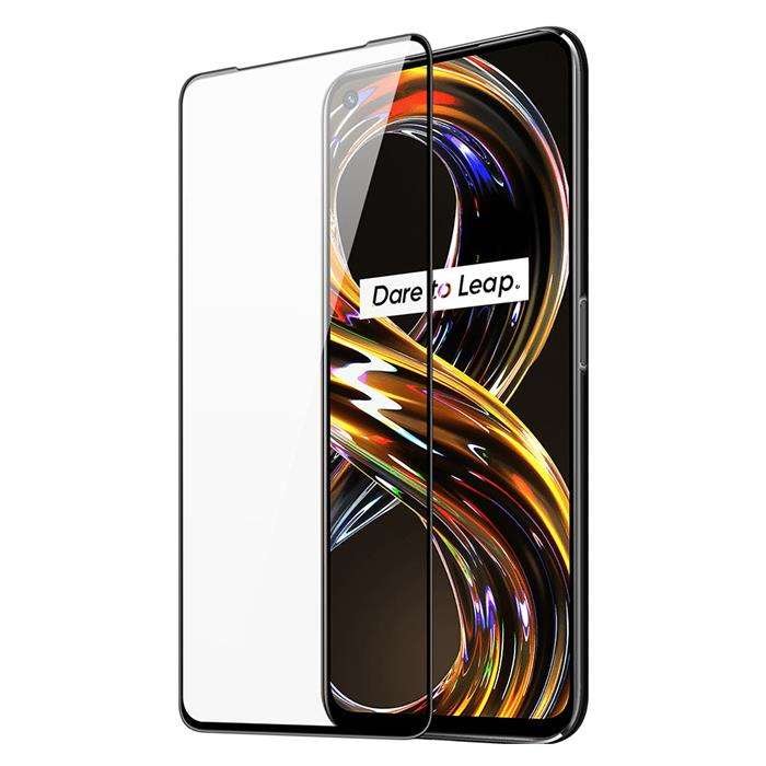 TEMPERED Dux Ducis Dux Ducis 9D Glass wytrzymałe szkło hartowane 9H na cały ekran z ramką Realme 8i czarny (case friendly)