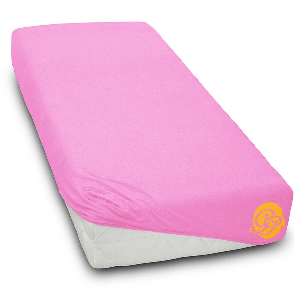 Prześcieradło Frotte 180X200Cm Jasny Róż