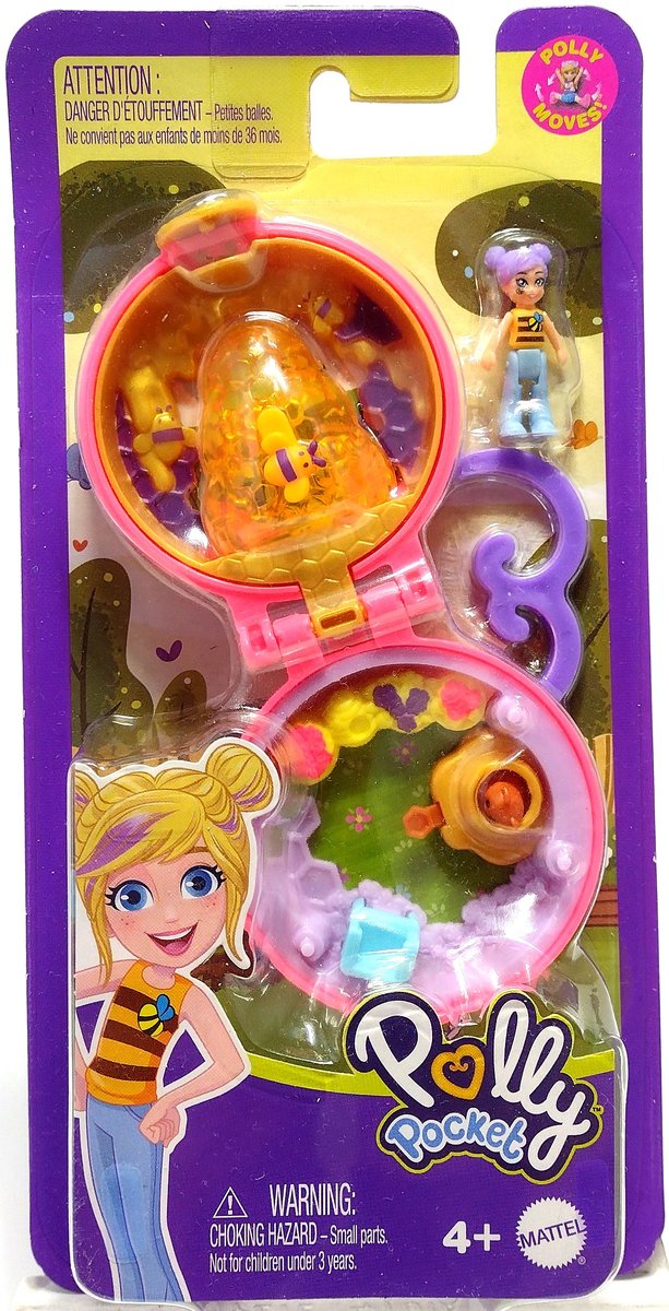 Mini zestaw do zabawy Polly Pocket. Pszczółka