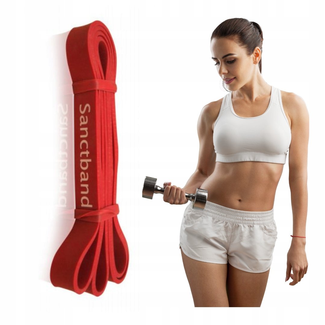 Guma Do Ćwiczeń Długa Średnia Fitness Fit Oporowa