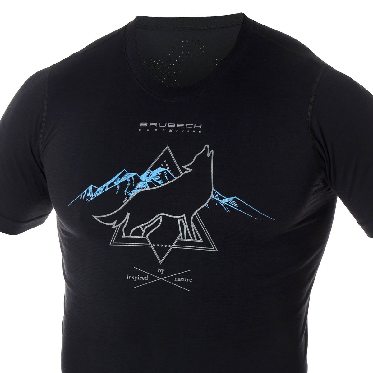 Termoaktywny T-Shirt Brubeck Outdoor Czarny Wilk