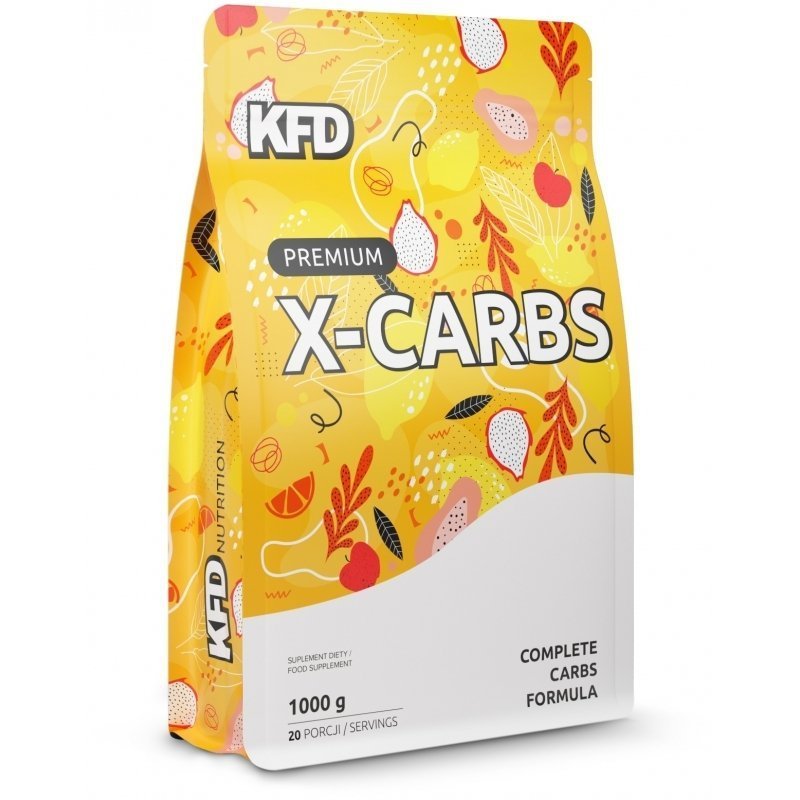 Węglowodany KFD Premium X-Carbs 1000 g Truskawka-Poziomka