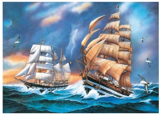 Norimpex, Diamentowa Mozaika, Żaglowce Na Morzu