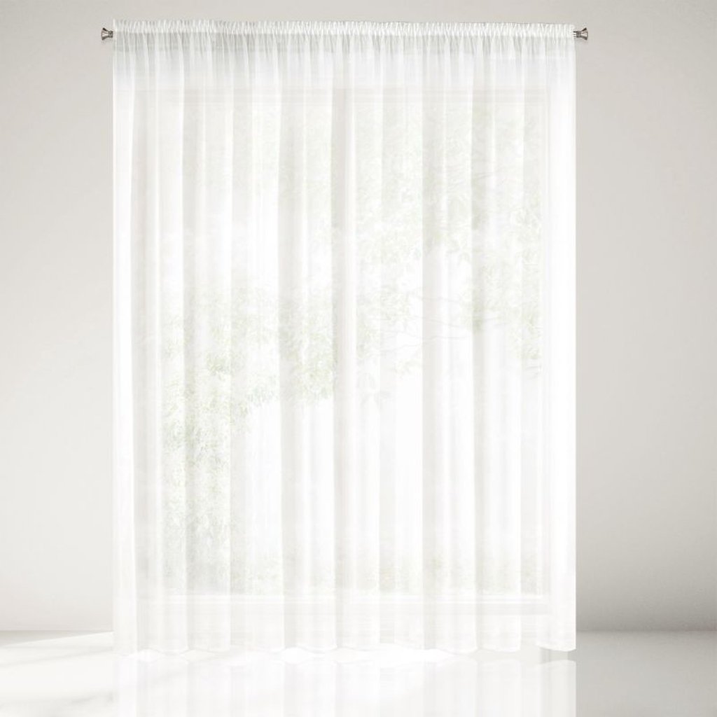 Firana Gotowa Na Taśmie, 300X250, Kremowa Gładka, Fwb-02