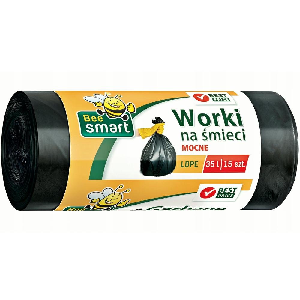 Worki Na Śmieci 35L 15 Szt W Rolce Strong