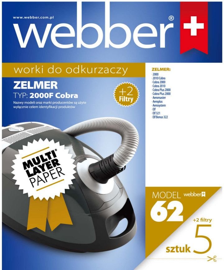 Webber Worki ZELMER COBRA 2000F x(5+2)