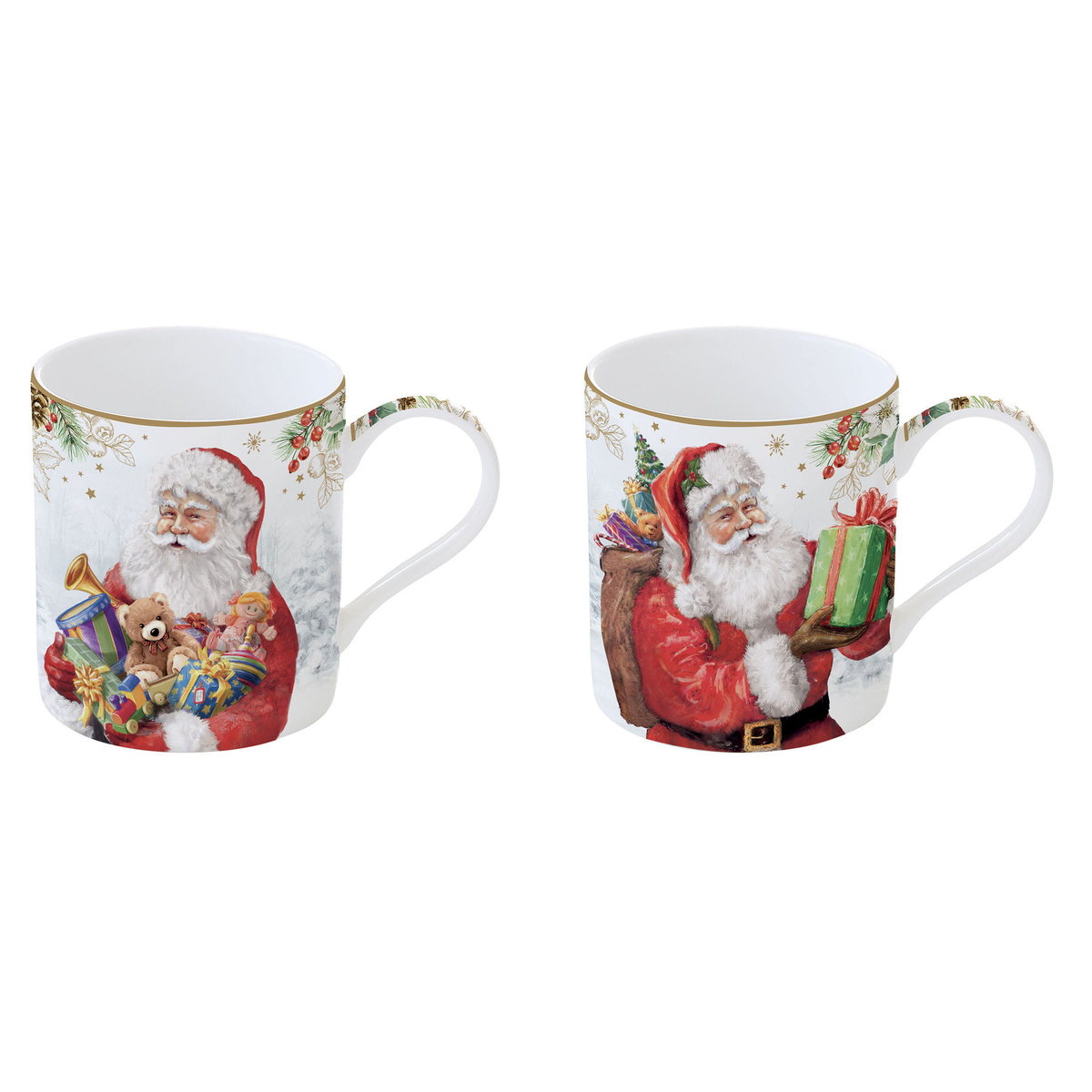 Easy Life/Nuova R2S, 2X Kubek Z Porcelany - Santa Is Coming