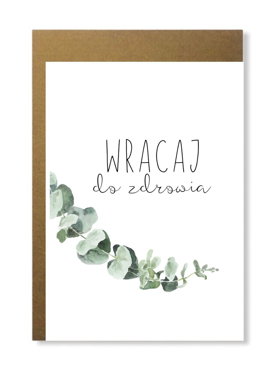 Kartka Powrotu Do Zdrowia Dla Chorego Zdrowiej