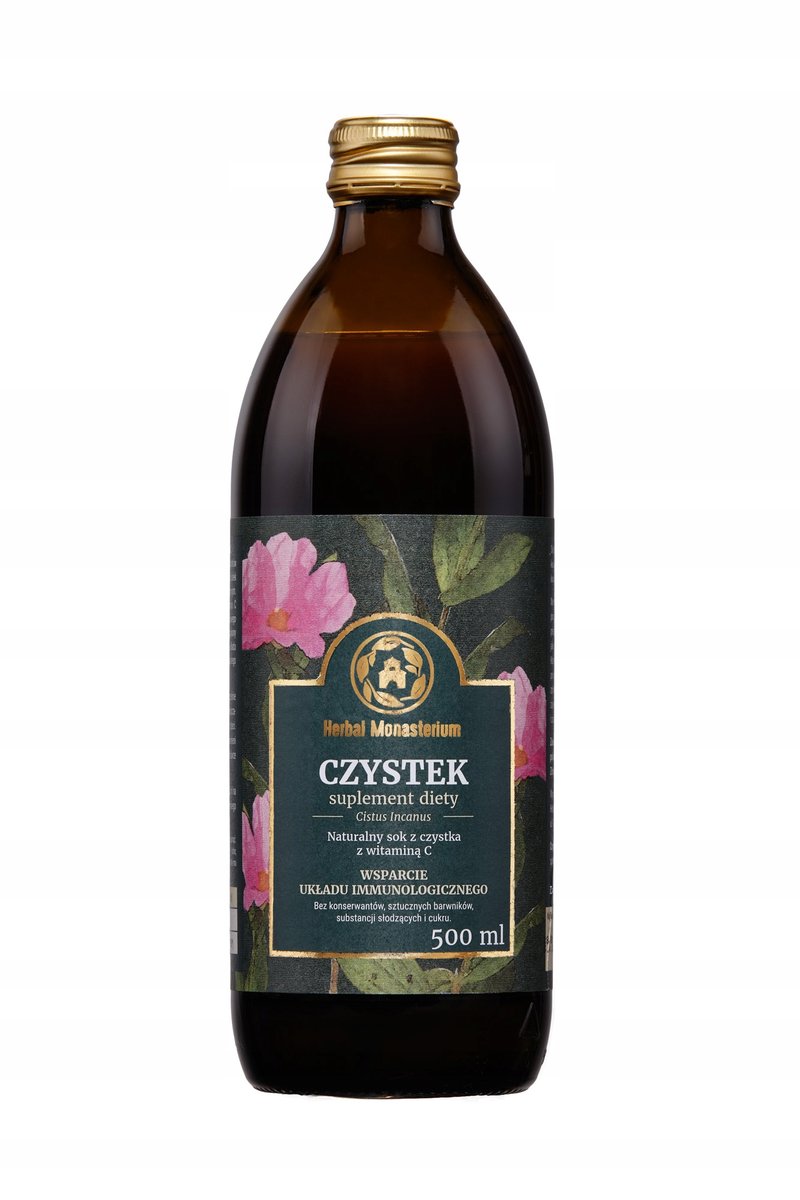 Herbal Monasterium Naturalny sok z czystka 500ml Herbal Monasterium HM5
