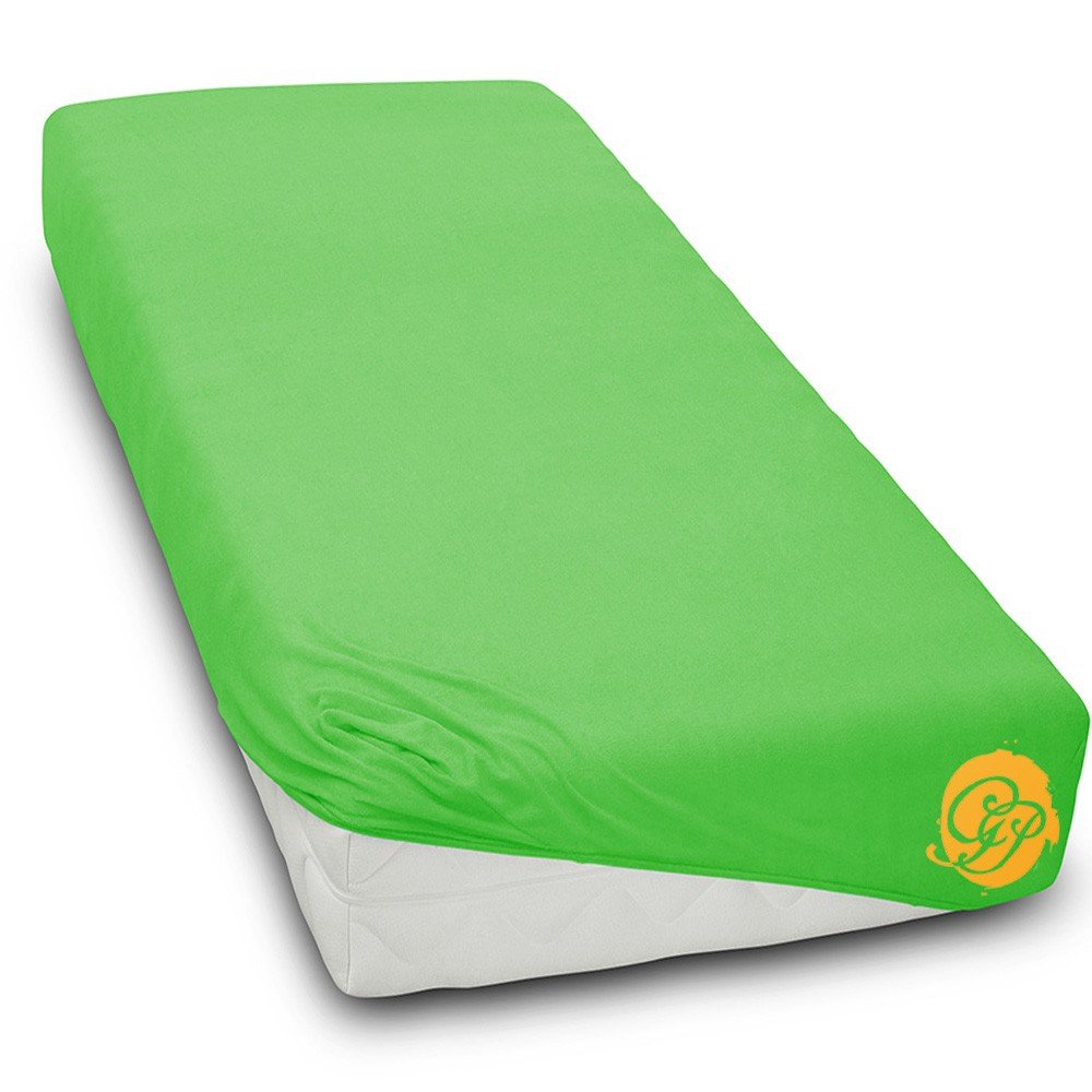 Prześcieradło Bawełniane Jersey 140X200Cm Oliwkowy