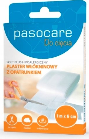Paso Plaster pasocare włókninowy soft plus 1 m x 6 cm