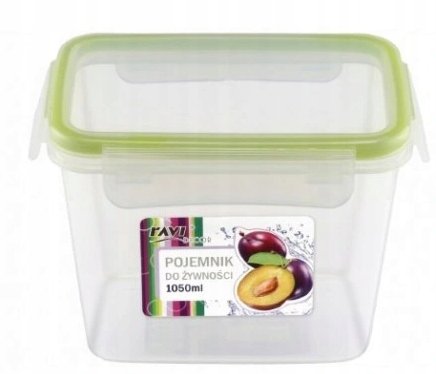 Pojemnik Do Przechowywania Żywności Na Klipsy 1050Ml