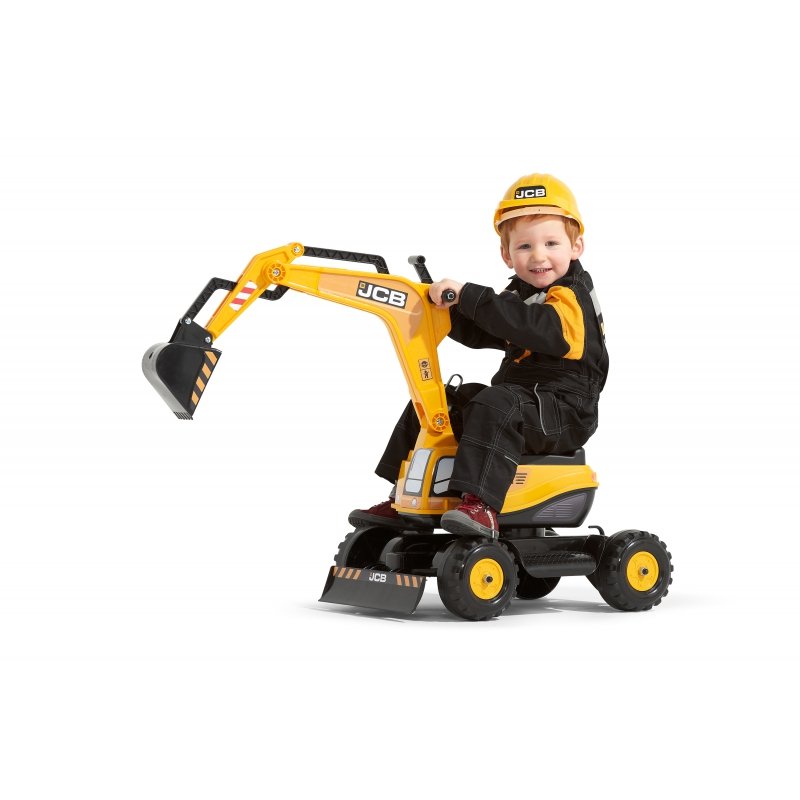 JCB Falk Nowość! Koparka dla dzieci 3-7 lat + kask