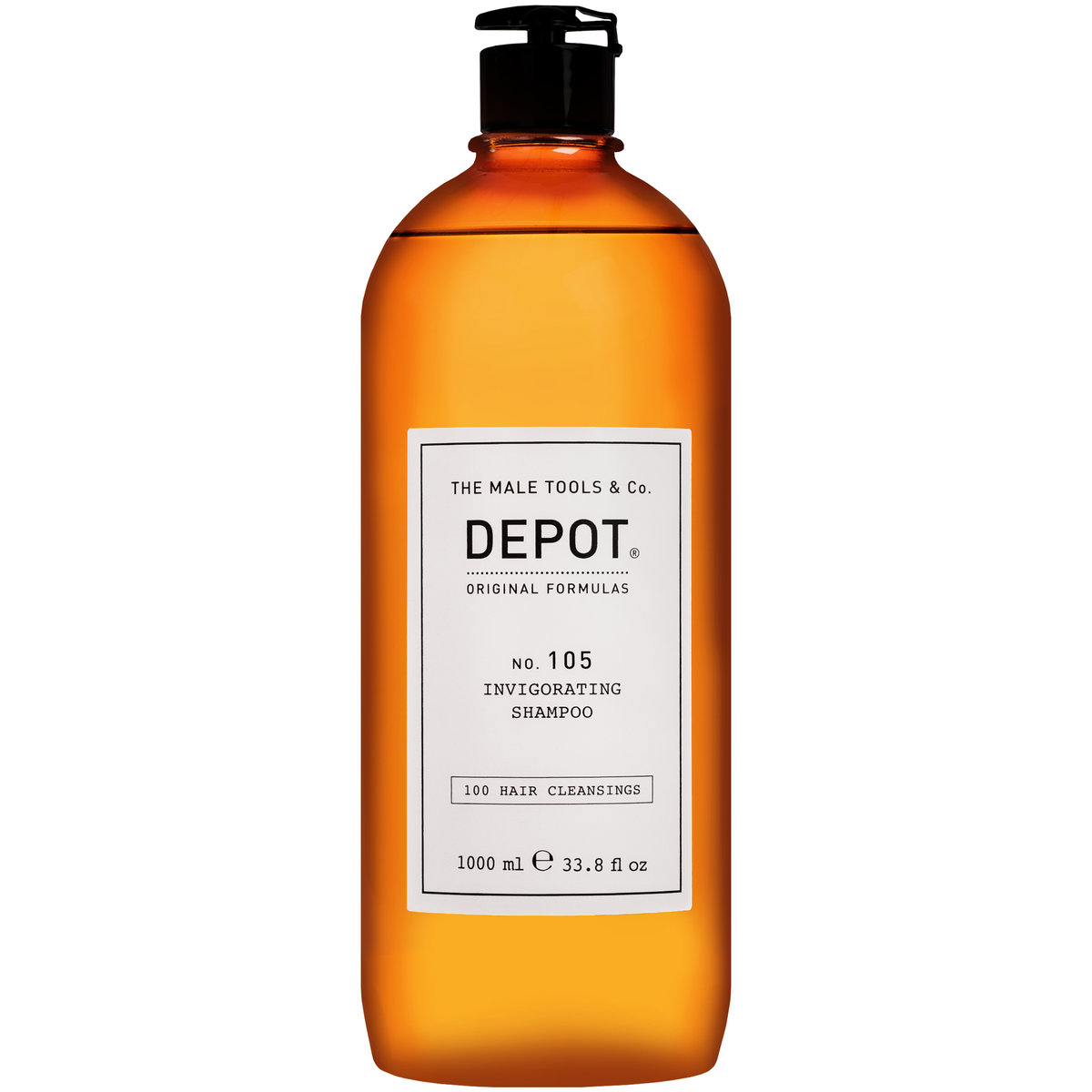 Depot, NO. 105 Invigorating, Szampon przeciw wypadaniu włosów dla mężczyzn, stymuluje, wzmacnia, odżywia, 1000 ml