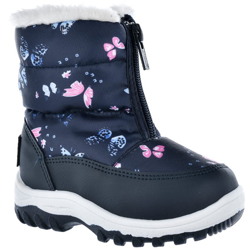 Big Star Toddler Snow Boots KK374236, dla dziewczynki, śniegowce, Granatowy