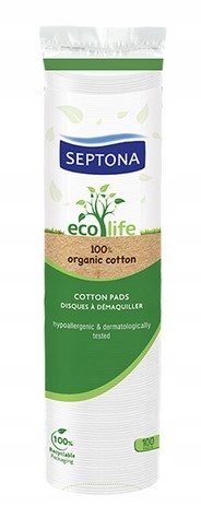 Septona EcoLife płatki kosmetyczne do demakijażu 100 sztuk 1145114