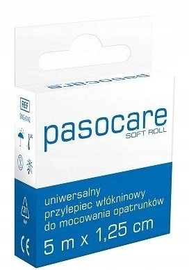 Paso Plaster pasocare włókninowy soft na rolce 5m x 1,25cm