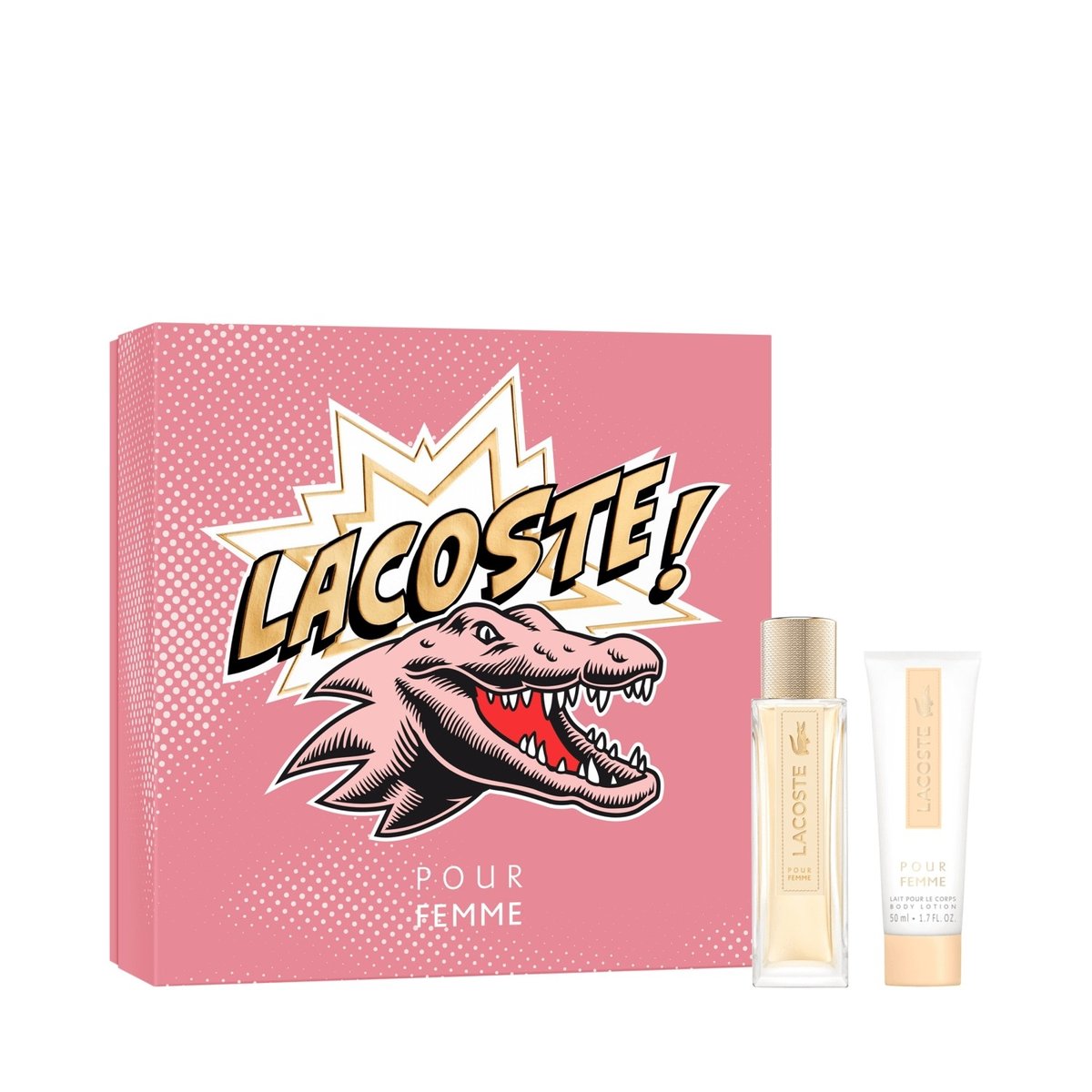 Lacoste Pour Femme zestaw EDP 50 ml + mleczko do ciała 50 ml dla kobiet