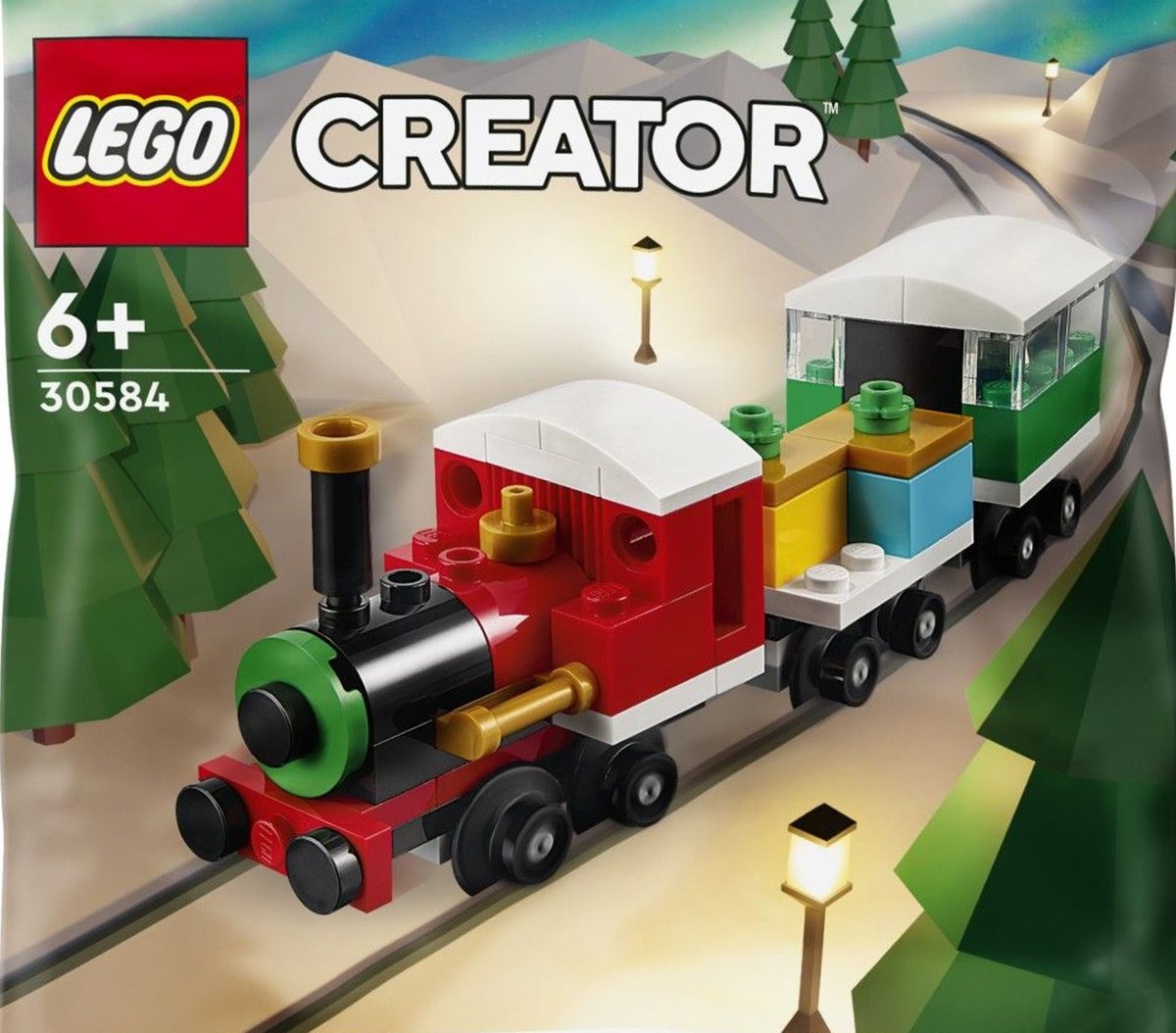 LEGO Creator Świąteczny pociąg 30584 - Lego Gwarancja 24msc, Darmowy Paczkomat już od 100zł!