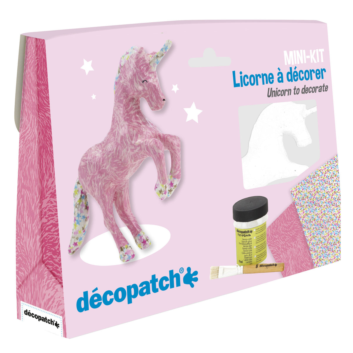 Decopatch Art déco Patch zestaw do majsterkowania z masy papierniczej, brązowy KIT009O