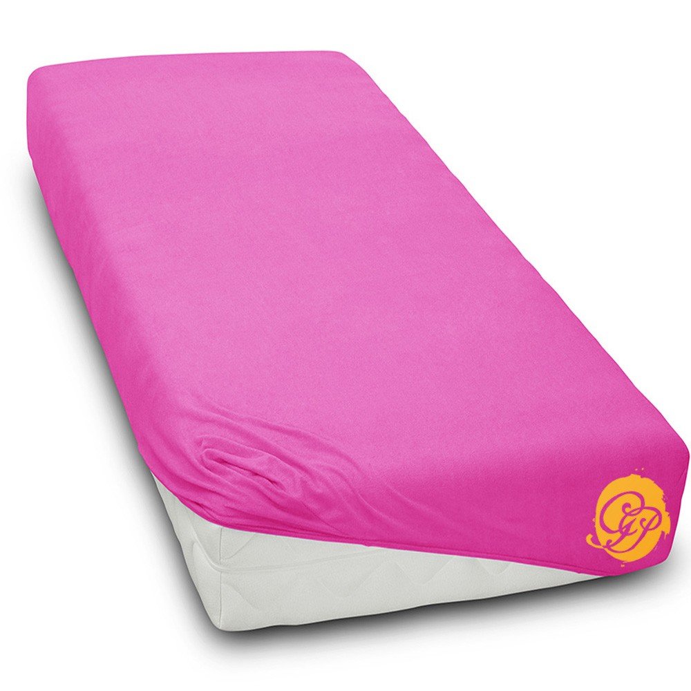 Prześcieradło Frotte 120X200Cm Róż