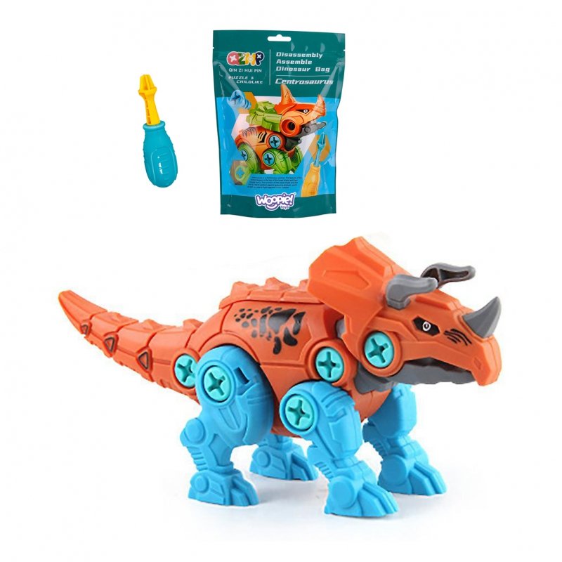 Woopie Figurka Woopie Dinozaur do skręcania Triceratops + Śrubokręt 5904326941069