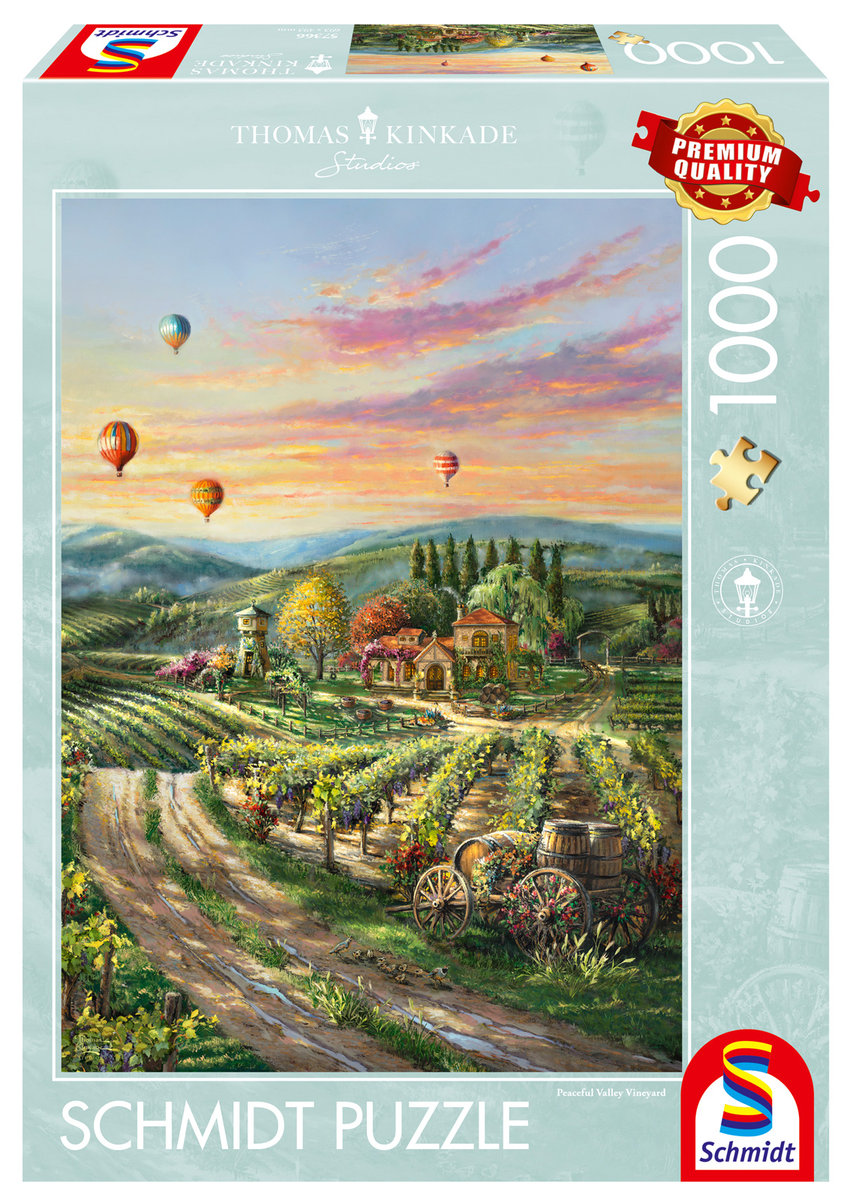 Puzzle Thomas Kinkade Winnica w dolinie 1000 elementów