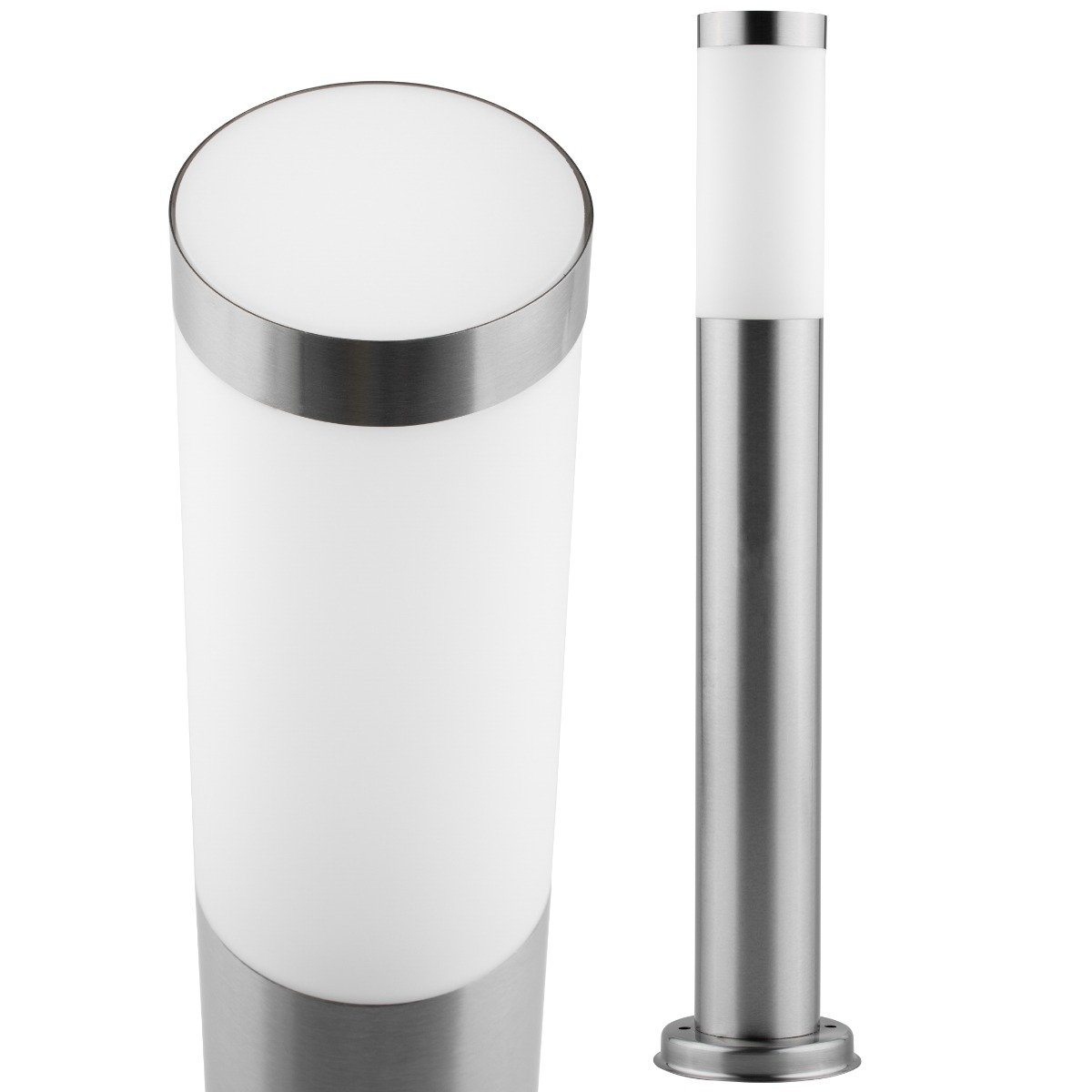 Lampa Ogrodowa Zewnętrzna E27 Inox Słupek 65Cm Lilium Lumiled