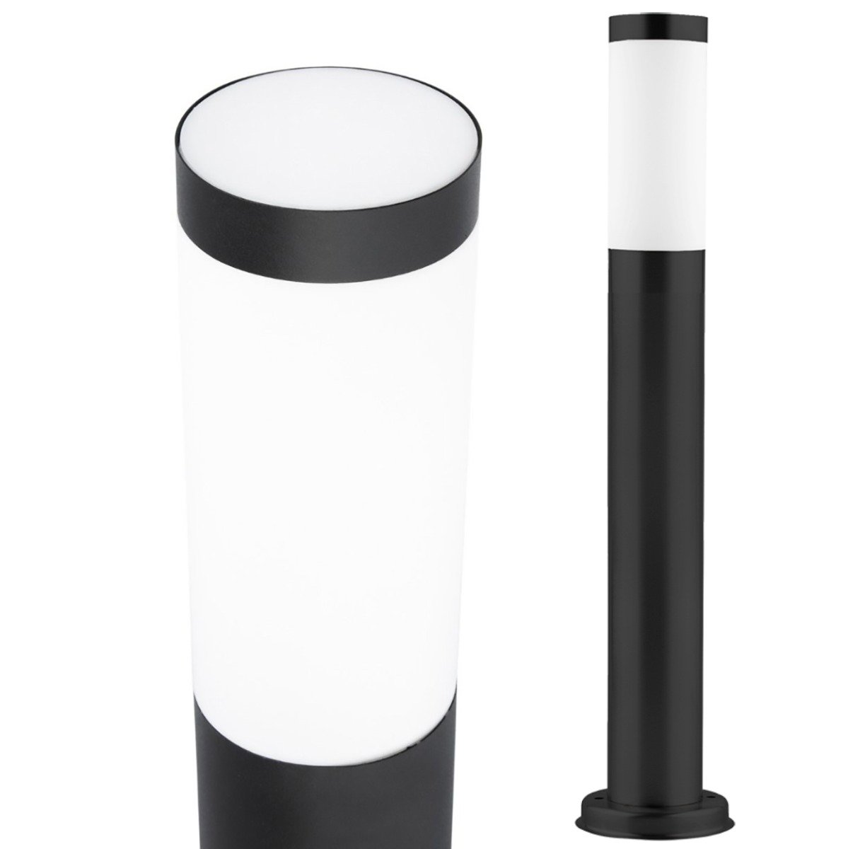 Lampa Ogrodowa Zewnętrzna E27 Czarny Słupek 65Cm Lilium Lumiled