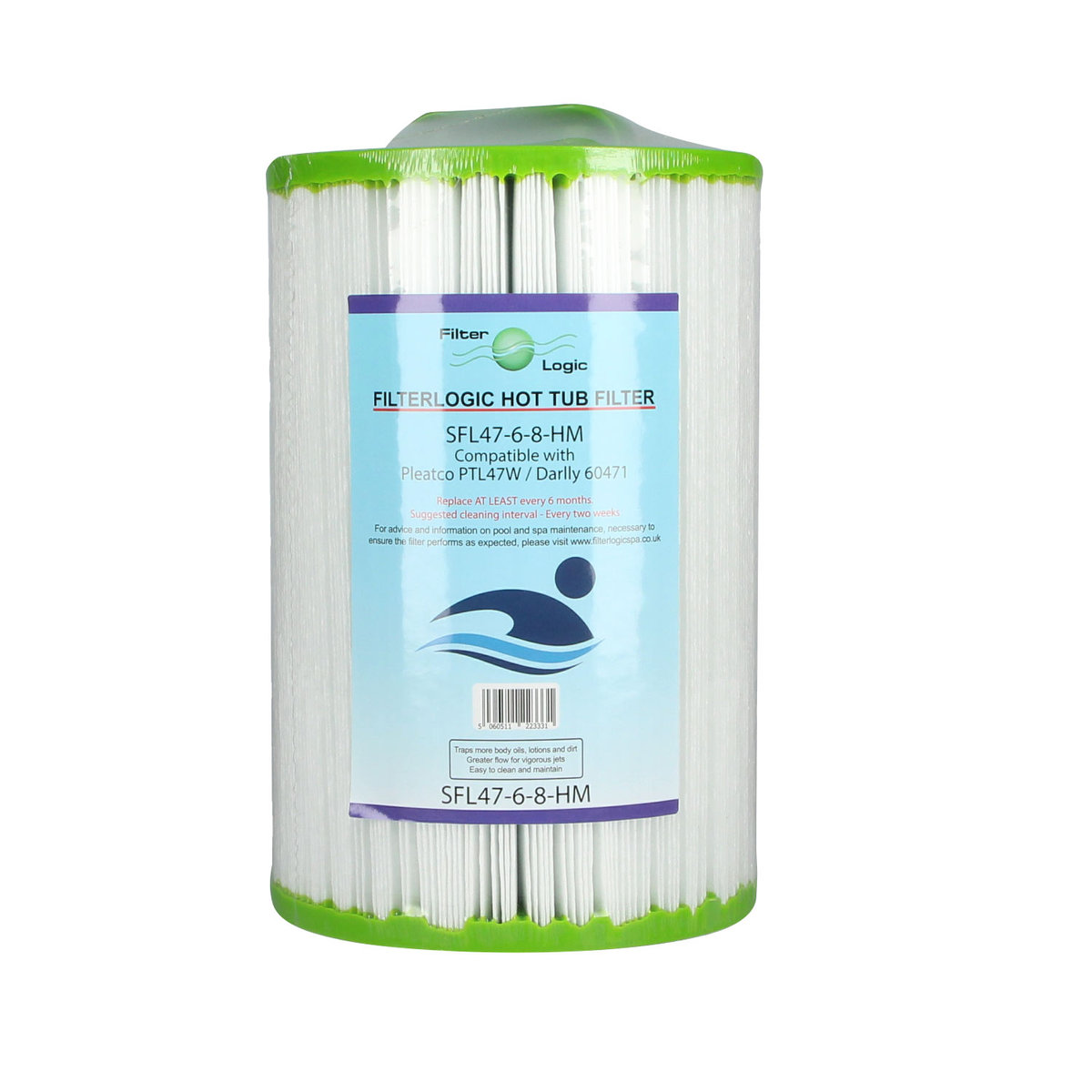 Pleatco Filter Logic Filtr wody do basenu FilterLogic SFL47-6-8-HM PTL47W Darlly 60471) sfl47-6-8