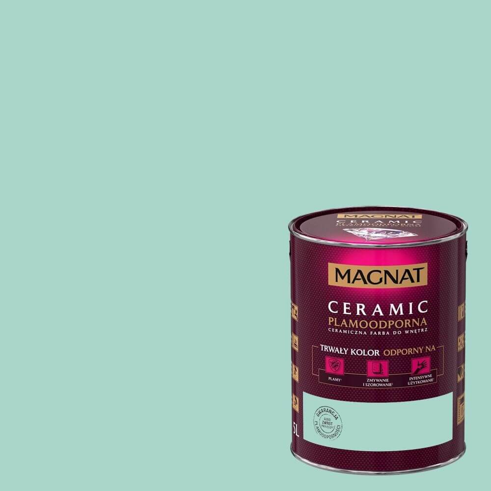 Magnat Farba do ścian i sufitów CERAMIC 5 l Szmaragdowa toń