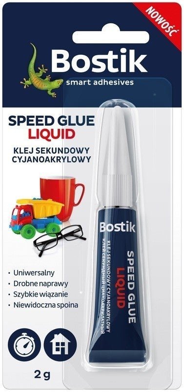 BOSTIK Klej w tubie 2g sekundowy SPEED GLU 1szt. /KSPEED/2G TUB/ TIE012