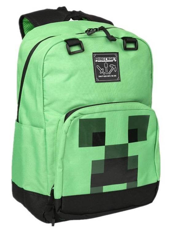 Plecak szkolny dla chłopca i dziewczynki Minecraft Pixele dwukomorowy