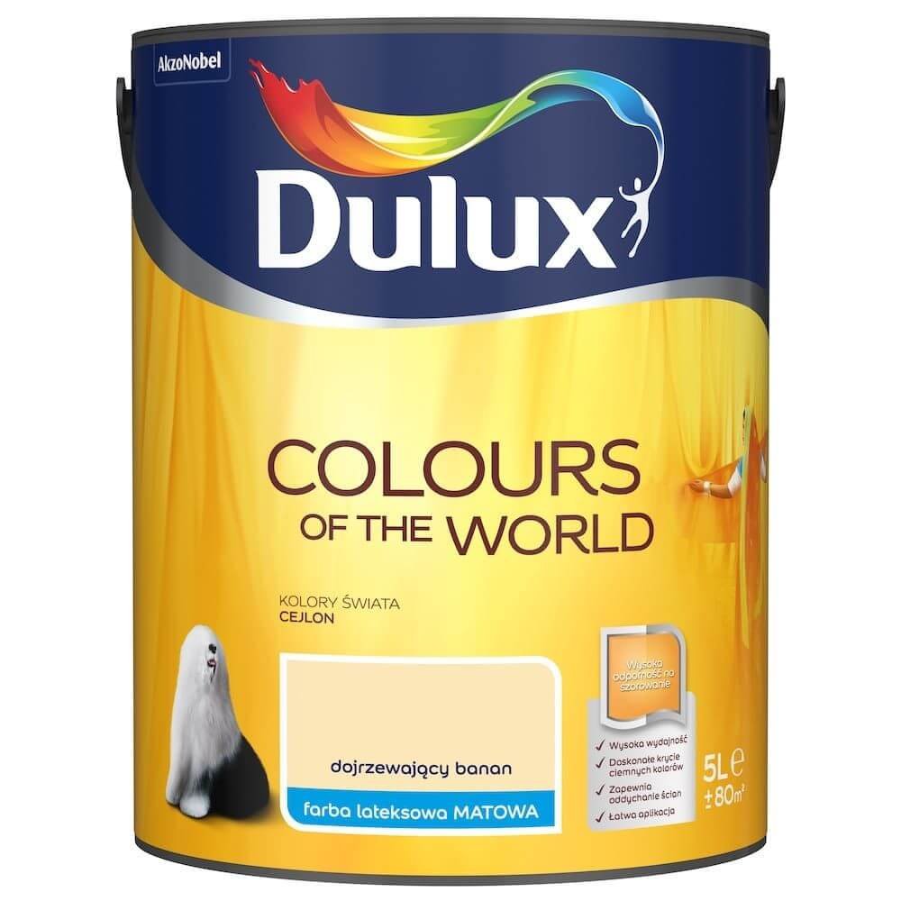 Dulux Kolory świata Dojrzewający Banan 5L