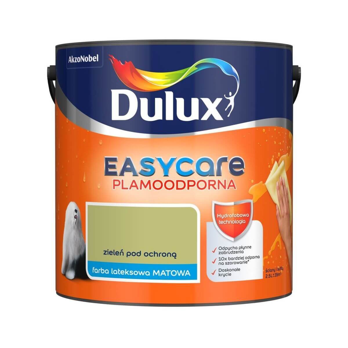 Dulux Farba Easycare zieleń pod ochroną, 2.5L